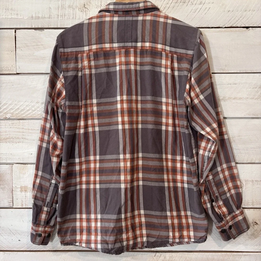 The North Face‎ Flannel Button Up Long Sleeve Shirt Men's Sz Small